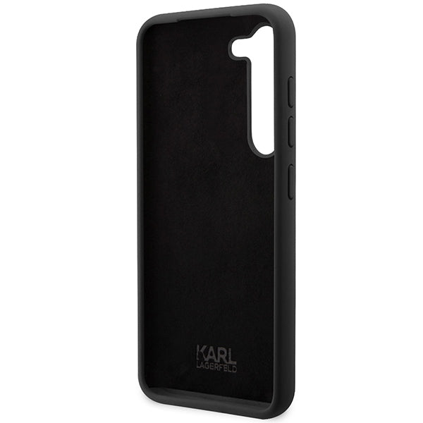 Capa para Samsung Galaxy S24 S921, Karl Lagerfeld, Silicone Choupette NFT, Preta