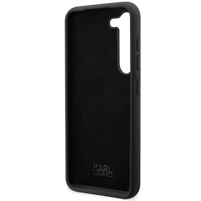 Capa para Samsung Galaxy S24 S921, Karl Lagerfeld, Silicone Choupette NFT, Preta