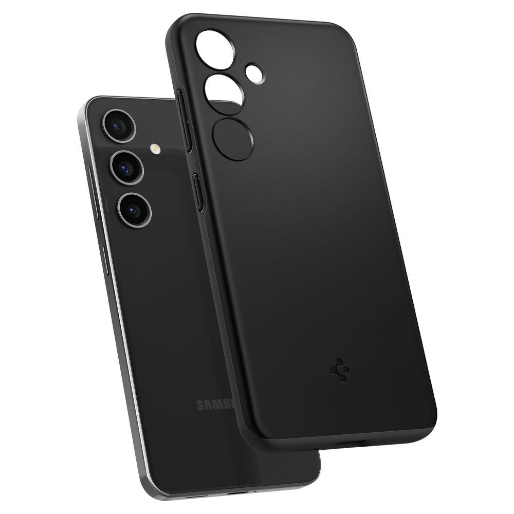 Capa para Samsung Galaxy S24 S921, Spigen, Thin Fit, Preta ACS07341