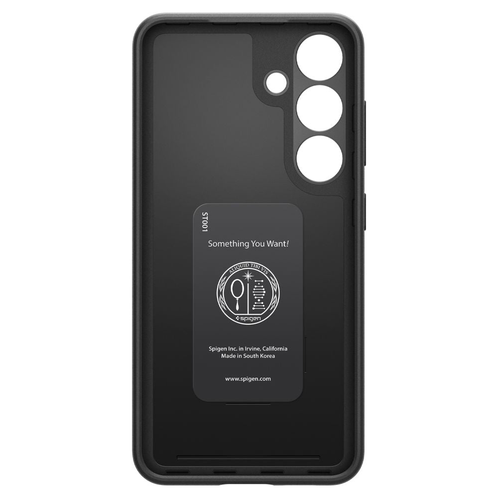 Capa para Samsung Galaxy S24 S921, Spigen, Thin Fit, Preta ACS07341