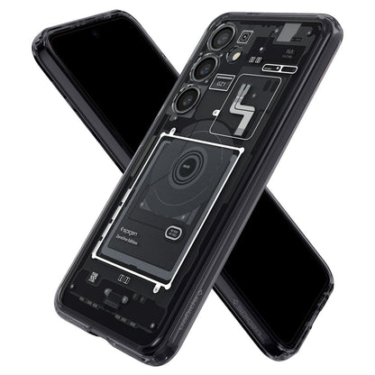Capa para Samsung Galaxy S24 S921, Spigen, Ultra Hybrid Zero One, Preta Fosca ACS07350