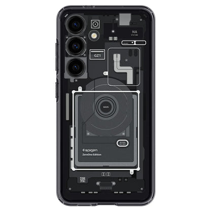 Capa para Samsung Galaxy S24 S921, Spigen, Ultra Hybrid Zero One, Preta Fosca ACS07350