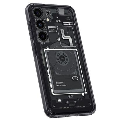 Capa para Samsung Galaxy S24 S921, Spigen, Ultra Hybrid Zero One, Preta Fosca ACS07350
