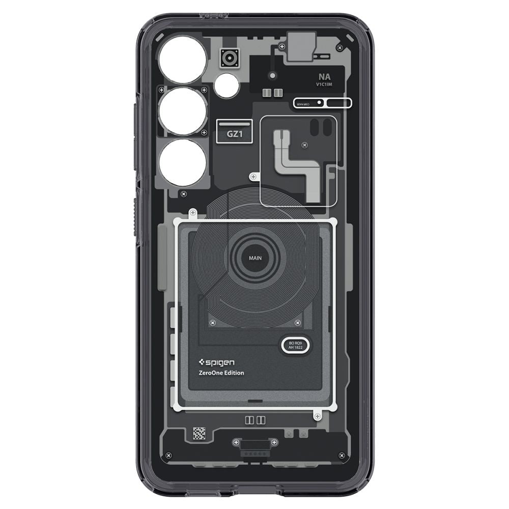 Capa para Samsung Galaxy S24 S921, Spigen, Ultra Hybrid Zero One, Preta Fosca ACS07350
