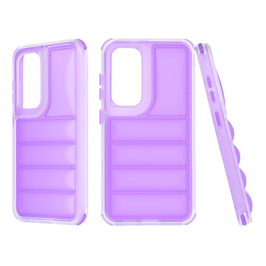 Capa para Samsung Galaxy S24 S921, Techsuit, Wave Shield, Roxo