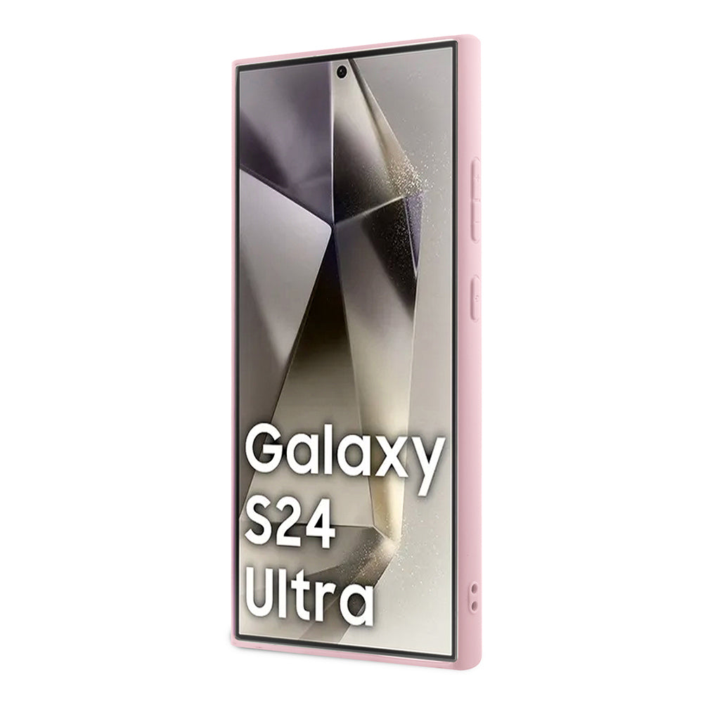 Capa para Samsung Galaxy S24 Ultra S928, Guess, Glitter Script, Dourada