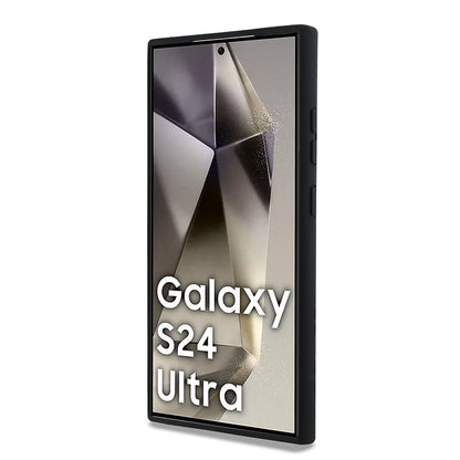 Capa para Samsung Galaxy S24 Ultra S928, Karl Lagerfeld, Silicone Choupette Metal, Preta