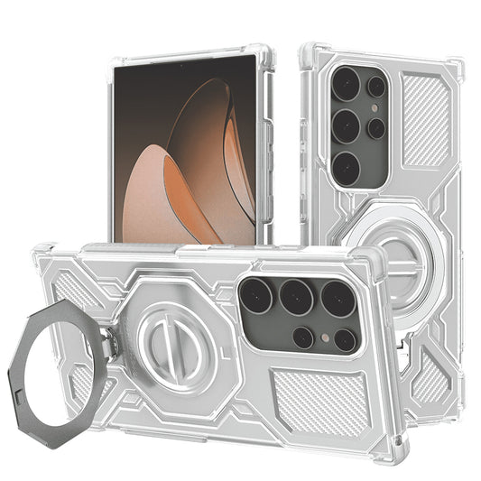 Capa para Samsung Galaxy S24 Ultra S928, Techsuit, Carbon Shield Pro, Branco