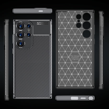 Capa para Samsung Galaxy S24 Ultra S928, Techsuit, Fibra de Carbon, Preta