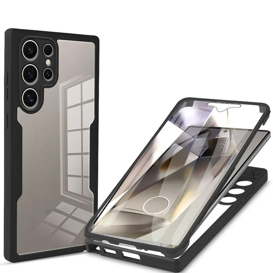 Capa para Samsung Galaxy S24 Ultra S928, Techsuit, ColorVerse 360, Preta