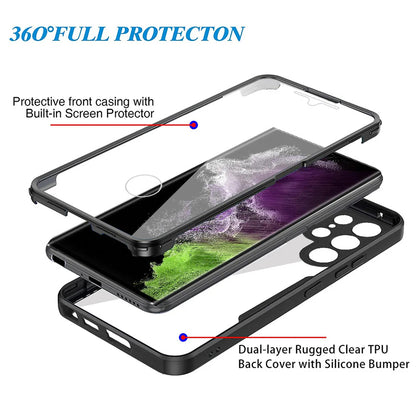 Capa para Samsung Galaxy S24 Ultra S928, Techsuit, ColorVerse 360, Preta