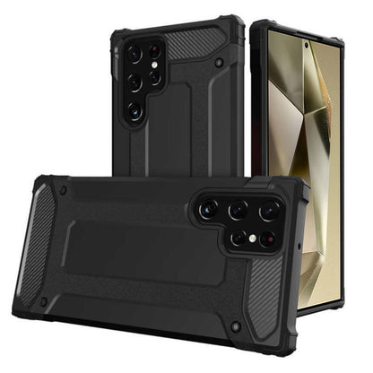 Capa para Samsung Galaxy S24 Ultra S928, Techsuit, Hybrid Armor, Preta