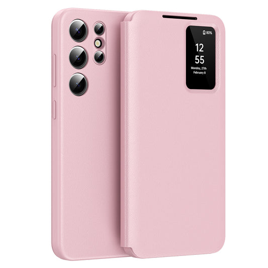 Capa para Samsung Galaxy S24 Ultra S928, Techsuit, SmartView, Rosa