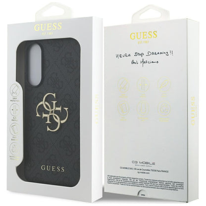 Capa para Samsung Galaxy S25 Edge S937, Guess, Big 4G Logo Classic, Preta