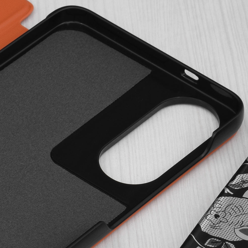 Capa para Samsung Galaxy S25 Edge S937, Techsuit, eFold, Laranja