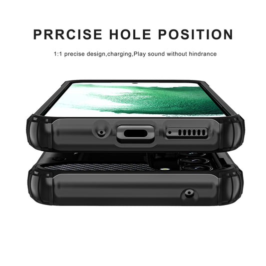 Case for Samsung Galaxy S25 Edge S937, Techsuit, Hybrid Armor, Black