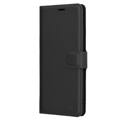 Capa para Samsung Galaxy S25 Edge S937, Techsuit, Leather Folio, Preta