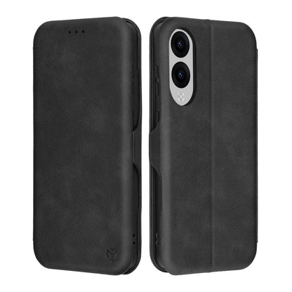 Case for Samsung Galaxy S25 Edge S937, Techsuit, Safe Wallet Plus, Black