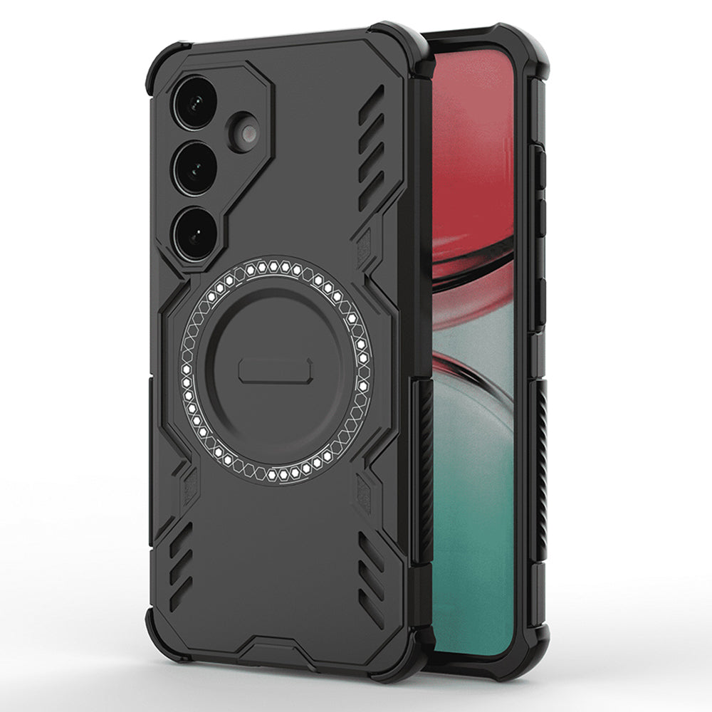Capa MagSafe para Samsung Galaxy S25 FE, Techsuit, ArmorMag, Preta