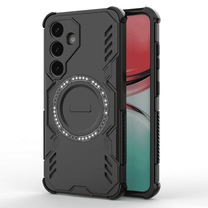 Capa MagSafe para Samsung Galaxy S25 FE, Techsuit, ArmorMag, Preta