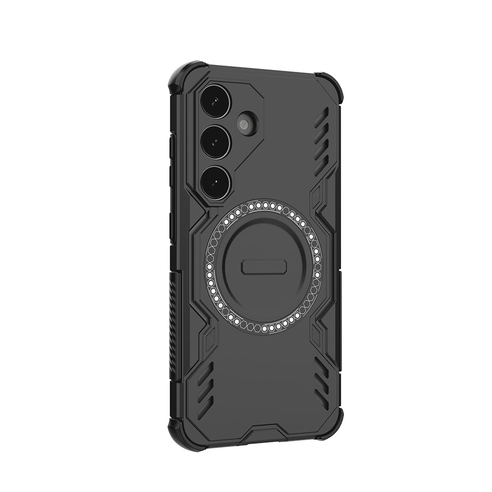 Capa MagSafe para Samsung Galaxy S25 FE, Techsuit, ArmorMag, Preta