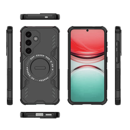 Capa MagSafe para Samsung Galaxy S25 FE, Techsuit, ArmorMag, Preta