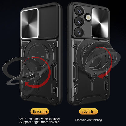 Capa para Samsung Galaxy S25 FE, Techsuit, CamGuard Pro, Azul