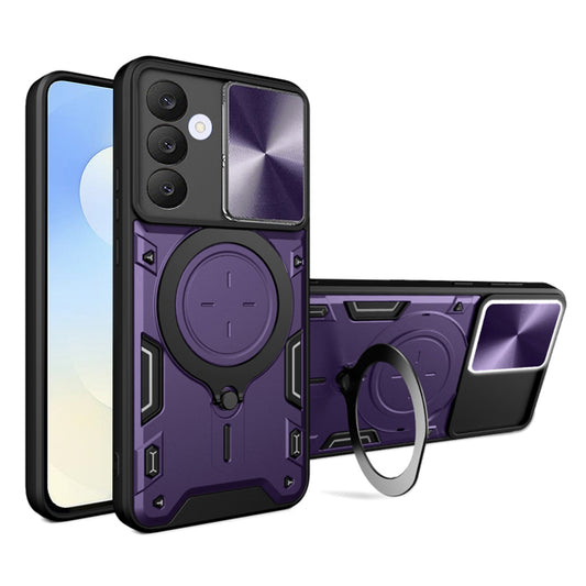 Capa para Samsung Galaxy S25 FE, Techsuit, CamGuard Pro, Roxo