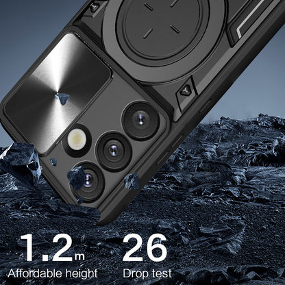 Capa para Samsung Galaxy S25 FE, Techsuit, CamGuard Pro, Vermelha