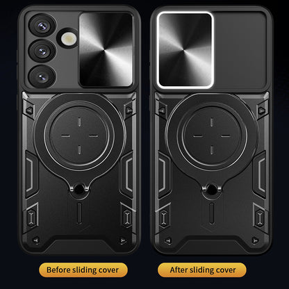 Capa para Samsung Galaxy S25 FE, Techsuit, CamGuard Pro, Vermelha