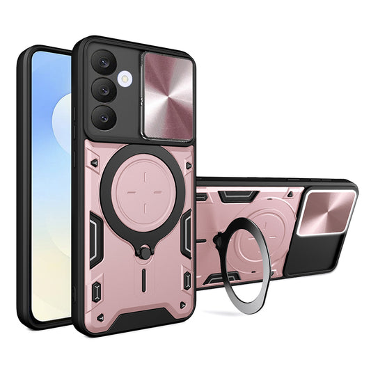 Capa para Samsung Galaxy S25 FE, Techsuit, CamGuard Pro, Rosa