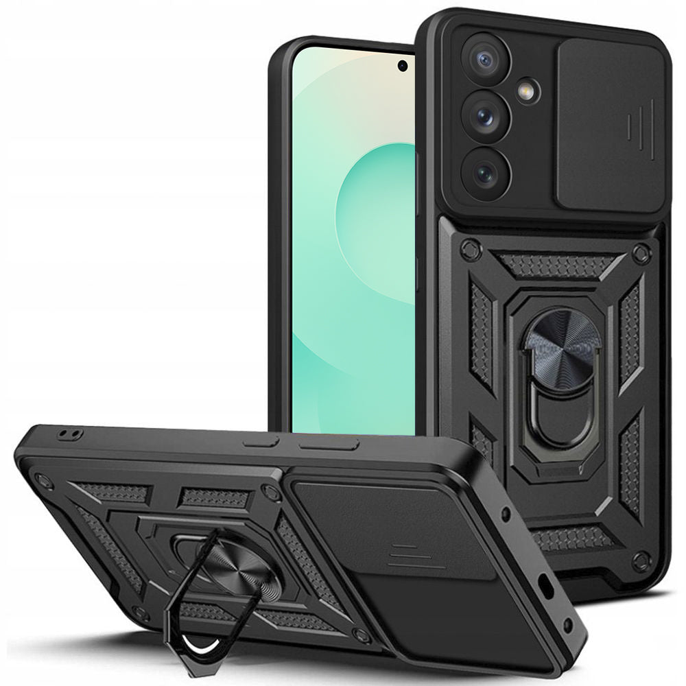 Capa para Samsung Galaxy S25 FE, Techsuit, CamShield, Preta