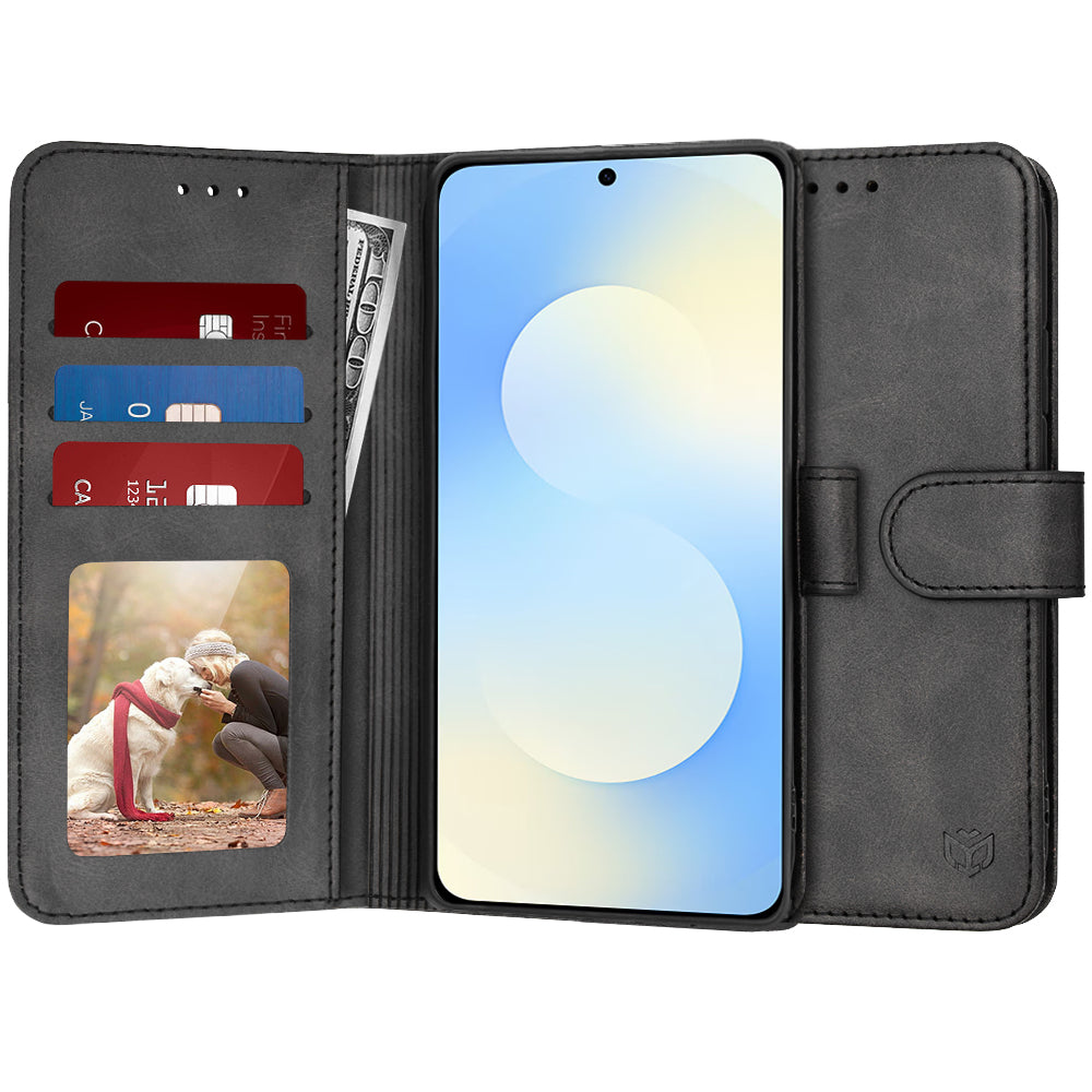 Capa para Samsung Galaxy S25 FE, Techsuit, Diary Book, Preta
