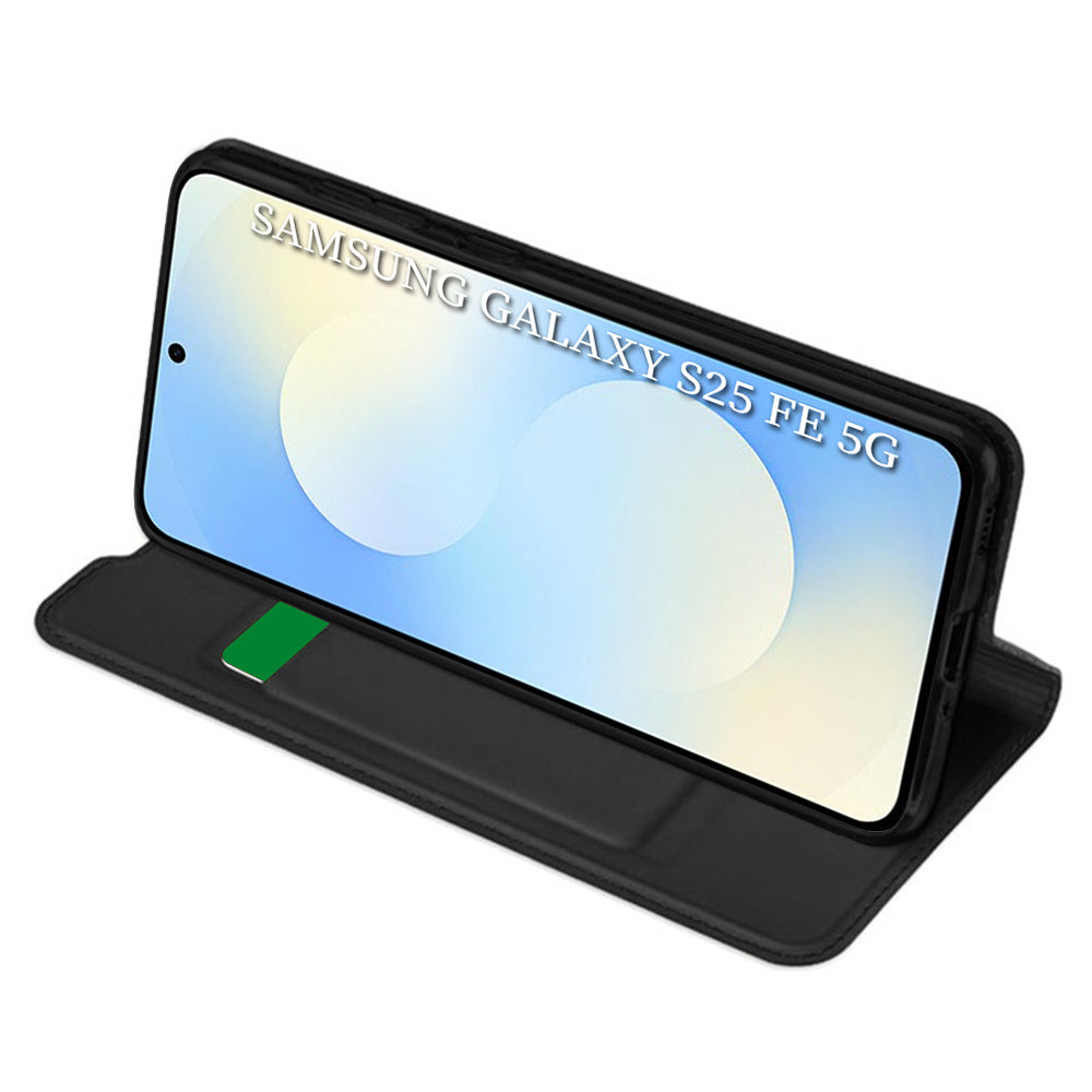 Capa para Samsung Galaxy S25 FE, Techsuit, Magskin Book, Preta