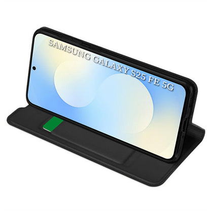 Capa para Samsung Galaxy S25 FE, Techsuit, Magskin Book, Preta