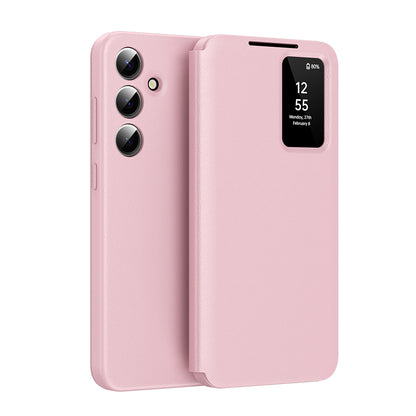 Capa para Samsung Galaxy S25 FE, Techsuit, SmartView, Rosa