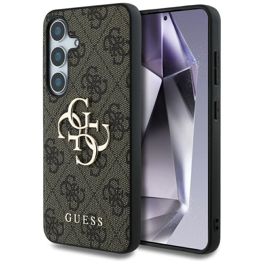 Capa para Samsung Galaxy S25+ S936, Guess, 4G Big Logo, Castanho