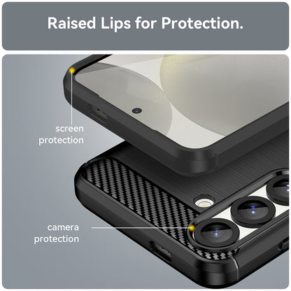 Capa para Samsung Galaxy S25+ S936, Techsuit, Carbono, Preta