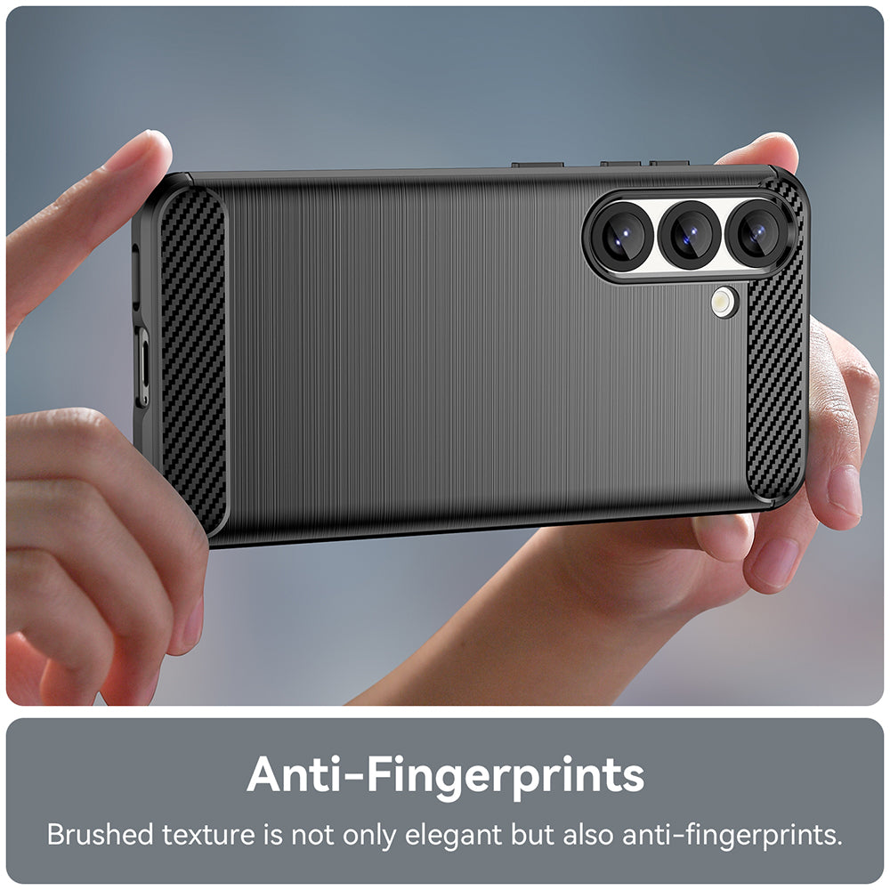 Capa para Samsung Galaxy S25+ S936, Techsuit, Carbono, Preta