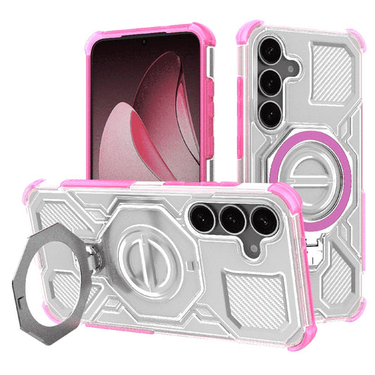 Capa para Samsung Galaxy S25+ S936, Techsuit, Carbon Shield Pro, Rosa