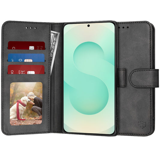 Capa para Samsung Galaxy S25+ S936, Techsuit, Diary Book, Preta