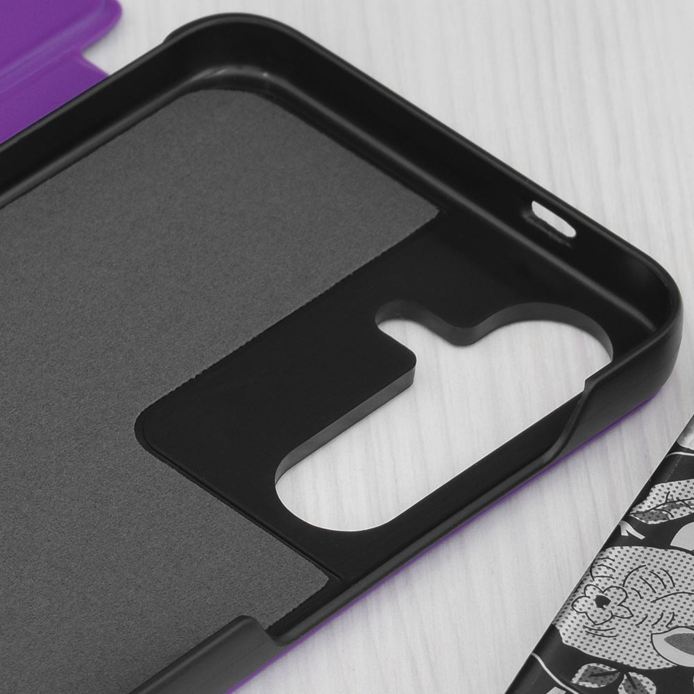 Capa para Samsung Galaxy S25+ S936, Techsuit, eFold, Roxo