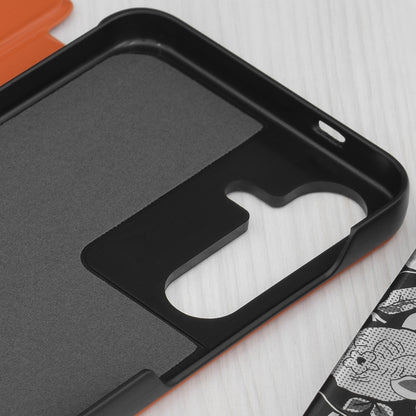Capa para Samsung Galaxy S25+ S936, Techsuit, eFold, Laranja