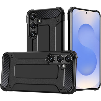 Capa para Samsung Galaxy S25+ S936, Techsuit, Hybrid Armor, Preta