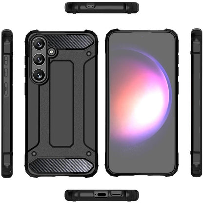 Capa para Samsung Galaxy S25+ S936, Techsuit, Hybrid Armor, Preta