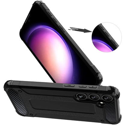 Capa para Samsung Galaxy S25+ S936, Techsuit, Hybrid Armor, Preta