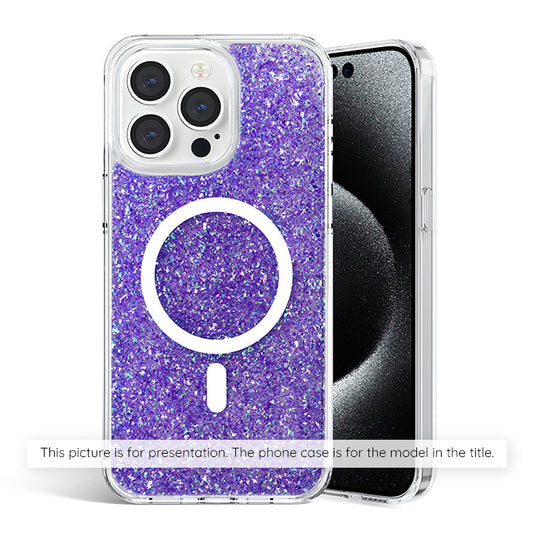 Capa para Samsung Galaxy S25+ S936, Techsuit, Glitter Brilhante, Roxo