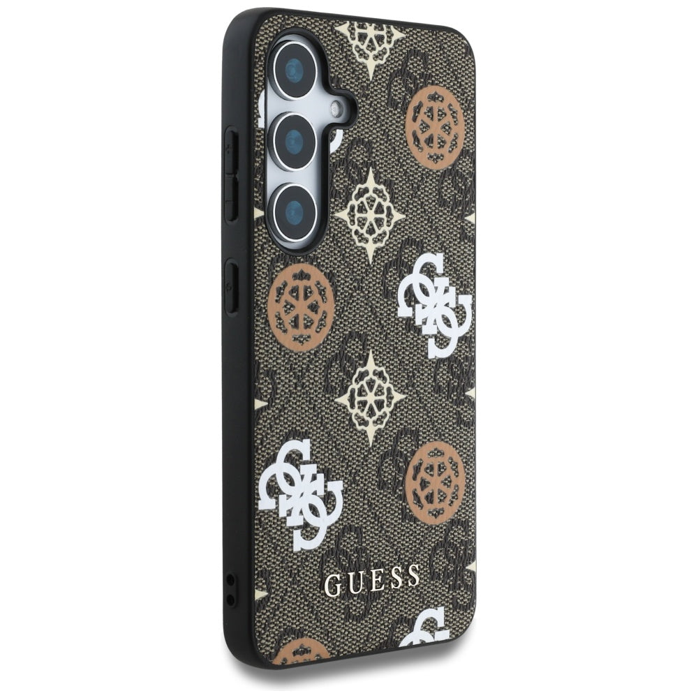 Capa para Samsung Galaxy S25 S931, Guess, 4G Peony, Marrom