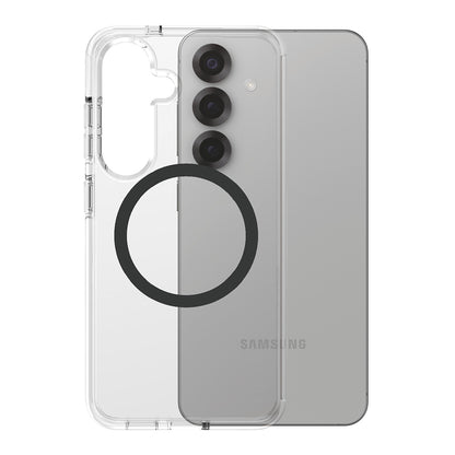 Capa para Samsung Galaxy S25 S931, PanzerGlass, Care Urban Combat, Transparente Preta