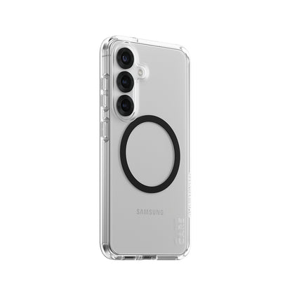 Capa para Samsung Galaxy S25 S931, PanzerGlass, Care Urban Combat, Transparente Preta